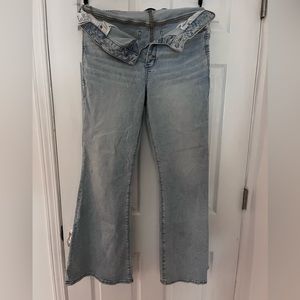 American Eagle Super High Rise Flare Jeans